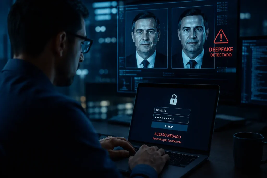fraude com deepfake executivo