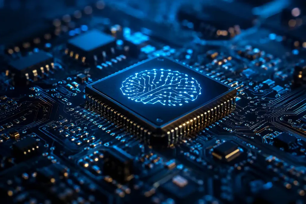 integração de inteligência artificial em chips