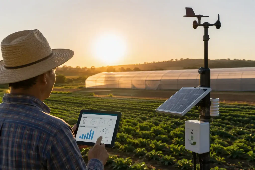 IoT na agricultura de precisão contra a seca