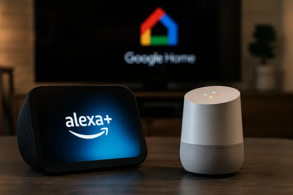 alexa+ brasil google home gemini comparação