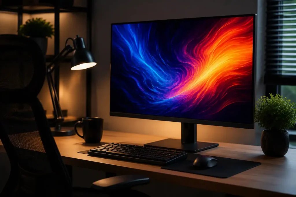 monitor OLED para trabalho